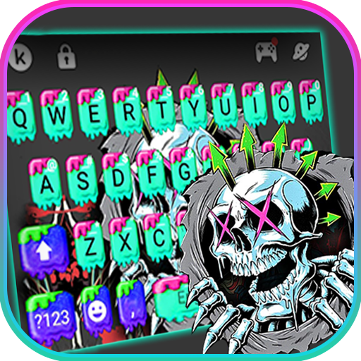 Skeleton Graffiti Keyboard The logo
