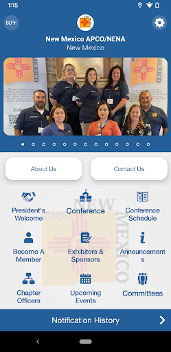 Android application New Mexico APCO/NENA screenshort