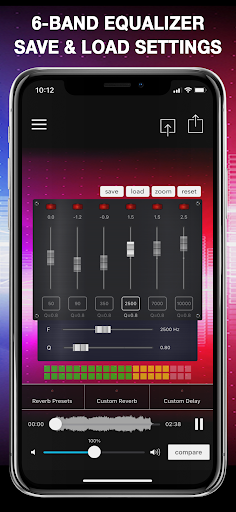 AudioMaster: Audio Mastering Screen 2
