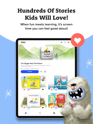 Screenshot of Vooks: Read-alouds for kids
