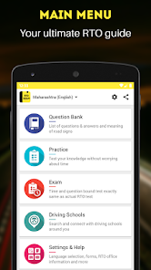 RTO Exam: Driving Licence Test 3.35 APK + Mod (Unlimited money) إلى عن على ذكري المظهر