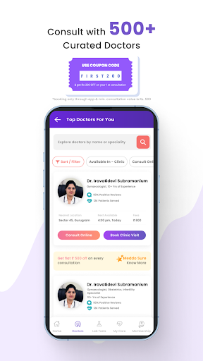 Android application Meddo screenshort