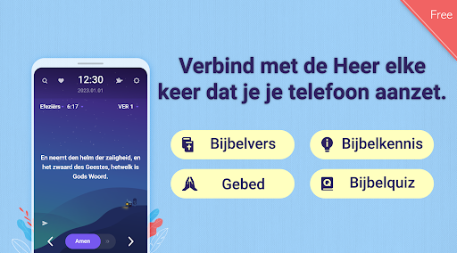 Android application BitBijbel (Vergrendelscherm) screenshort