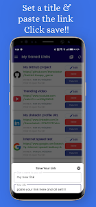 Linkit : Link Saver App