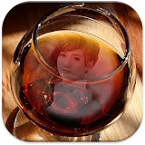 Wine Glass Photo Frames HD icon