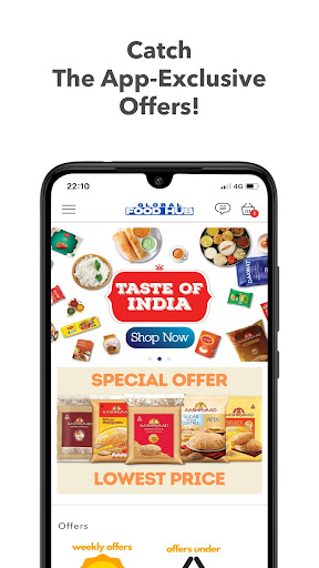 Android application GlobalFoodHub screenshort
