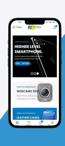 Android application Mobile Stores screenshort