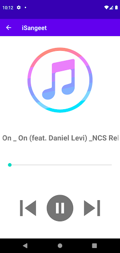 Android application aTunes Music Player screenshort