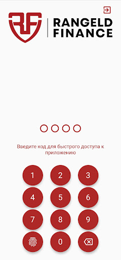 Android application Rangeld Finance screenshort