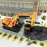 New Highway Builder 3D - Construction Games Free icon