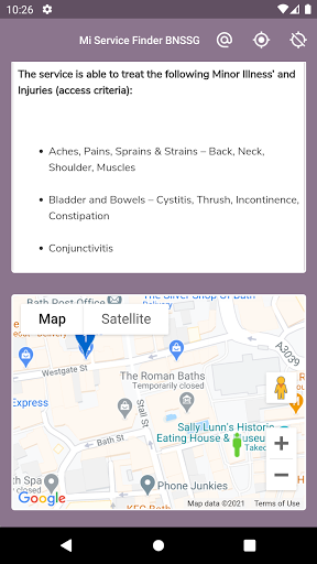 Mi Service Finder Screen 3