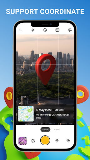 GPS Camera with Time Stamp Screen 3