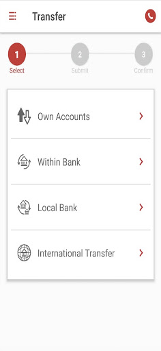 eBLC Bank Mobile Banking Screen 3