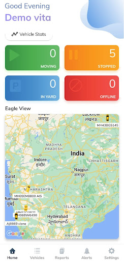 Android application IC TRACK screenshort