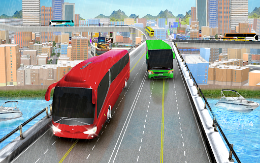 Bus Racing Bus Simulator Games Screen 2