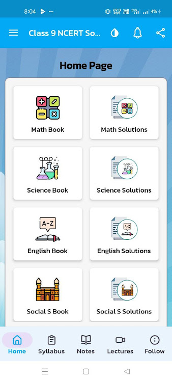 Class 9 NCERT Solutions - 1.0.3 - (Android)