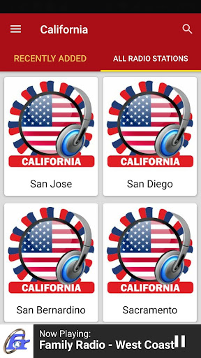 California Radio Stations Screen 3