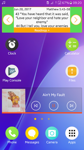 Android application Alternate Music Widget screenshort