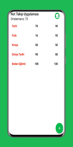 Ders Notu Takip Screen 2