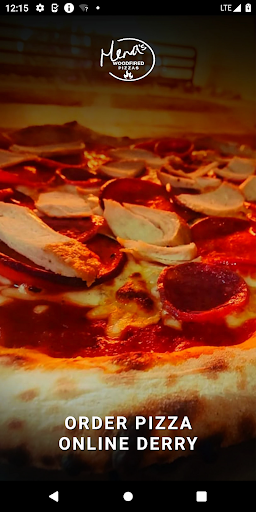 Android application Mena’s Woodfired Pizzas screenshort
