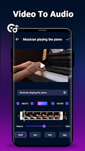 Video to MP3 Audio Converter