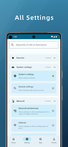 SettingsX - All Settings Screenshot 2 - AppWisp.com