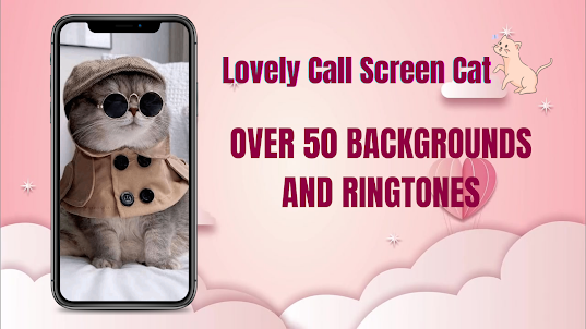 Lovely call screen cat