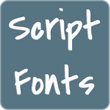 Script Fonts for FlipFont icon