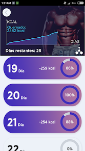 Screenshot 16 Ejercicios en casa. Hombres android