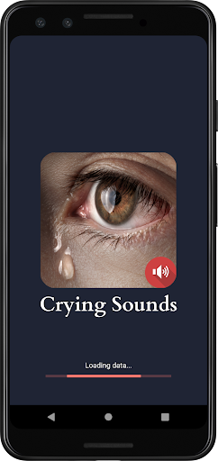 Android application Crying Sounds screenshort