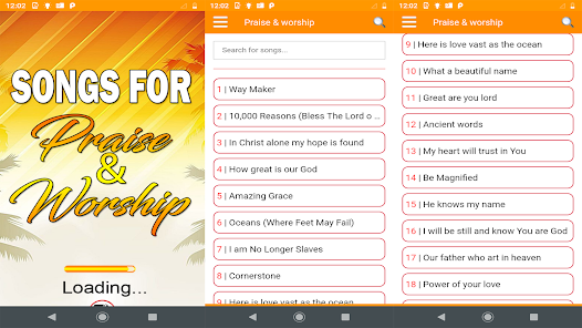 Screenshot 13 Songs for praise and worship android