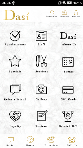 Dasi Salon Screen 2