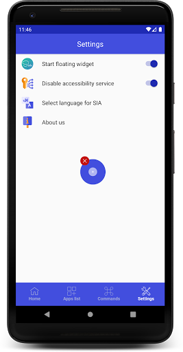 Screenshot of Sia - Virtual Assistant
