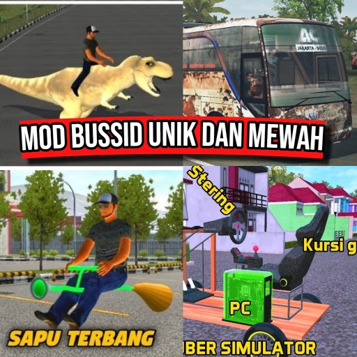 Mod Bussid Lengkap Unik Mewah logo