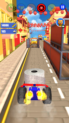Toilet Paper Cat Run - Screenshot 2