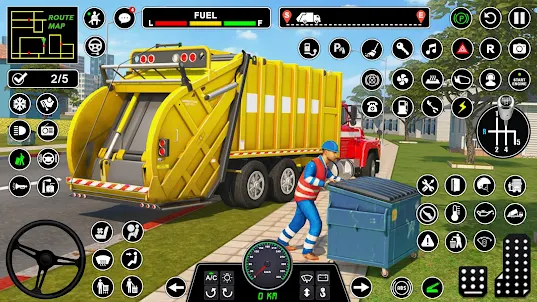 垃圾車駕駛遊戲 3D - Truck Simulator