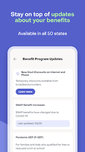 Providers: Benefits and debit Screenshot