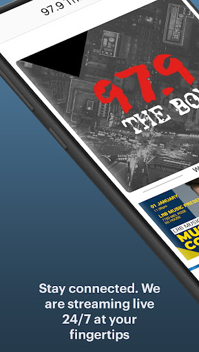 Android application 97.9 The Box screenshort
