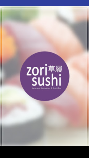 Android application Zori Sushi screenshort