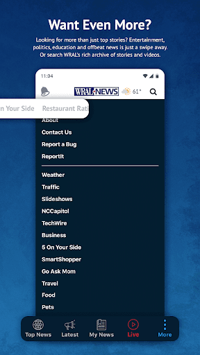 WRAL News App screenshot