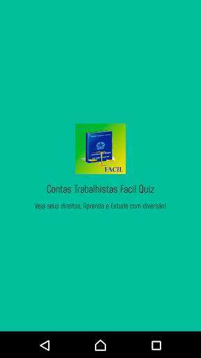 Android application Contas Trabalhistas Facil screenshort