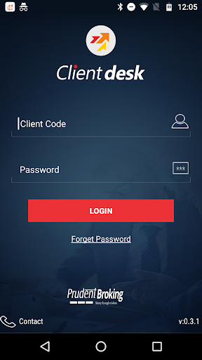 Android application Prudent Broking Client desk screenshort