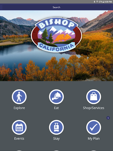 Screenshot of Visit Bishop CA