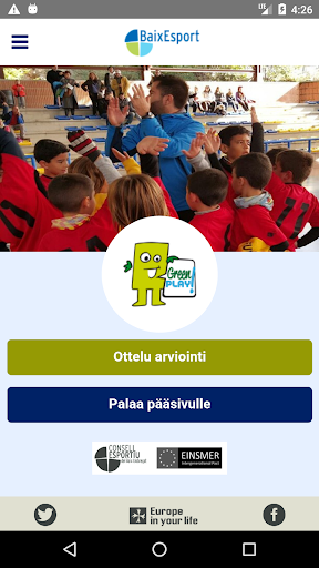 Android application GreenPlayHLU-Finland screenshort