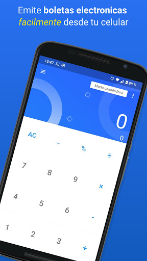 Android application Dtefacil boleta electronica screenshort