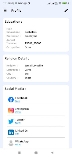 Blessed Couples Screen 2