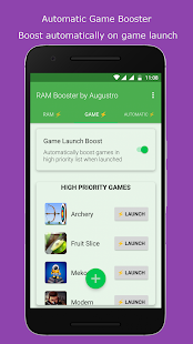 RAM & Game Booster by Augustro Captura de pantalla