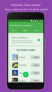 RAM & Game Booster by Augustro Screenshot