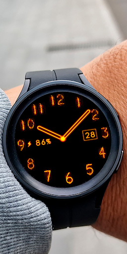 Analog NixieNeon Watch face screenshot 1