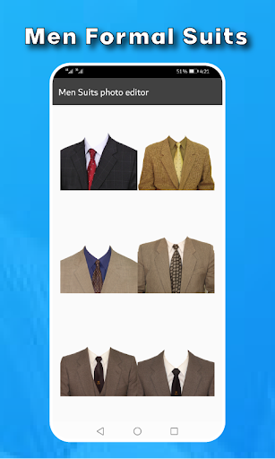 formal Men suit photo editor Screen 2